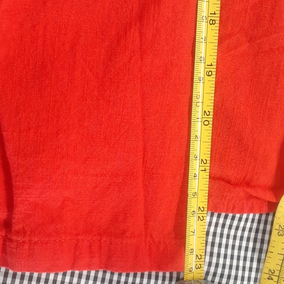 GraciLA Red black & white HEM top Tunic size XL - Picture 11 of 14